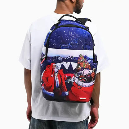 Santa Sketchy Paint Backpack