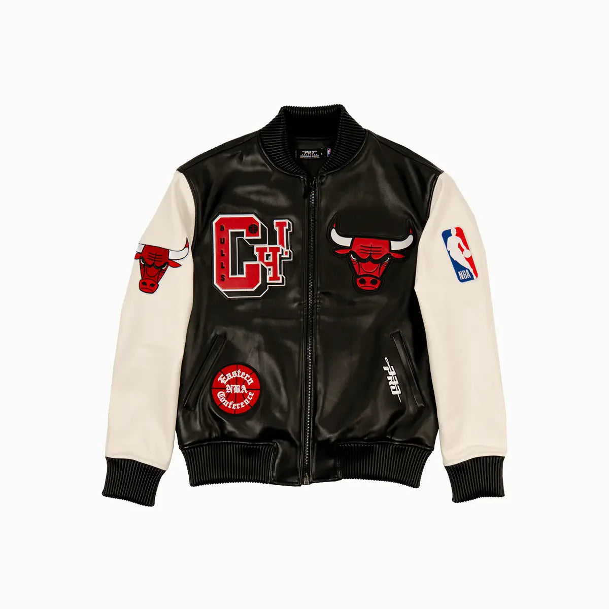 Men's Chicago Bulls Leather Varsity Jacket