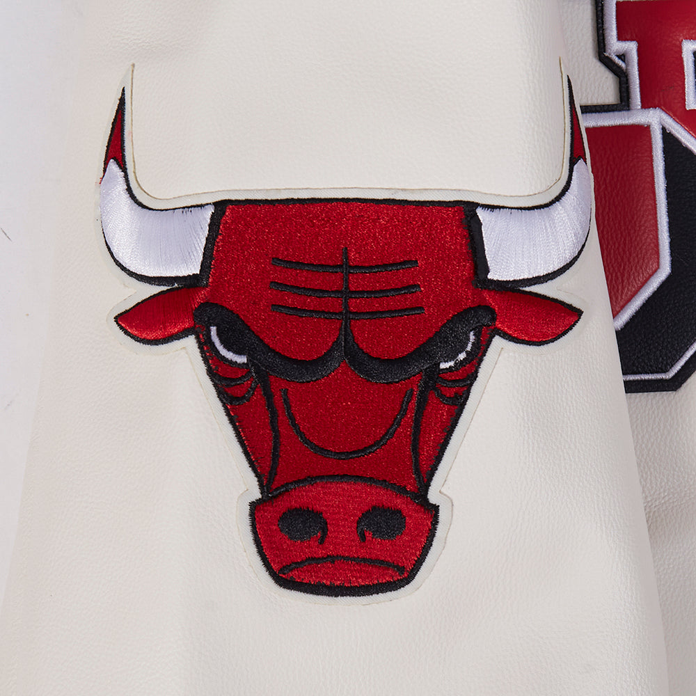Men's Chicago Bulls NBA Leather Varsity Jacket