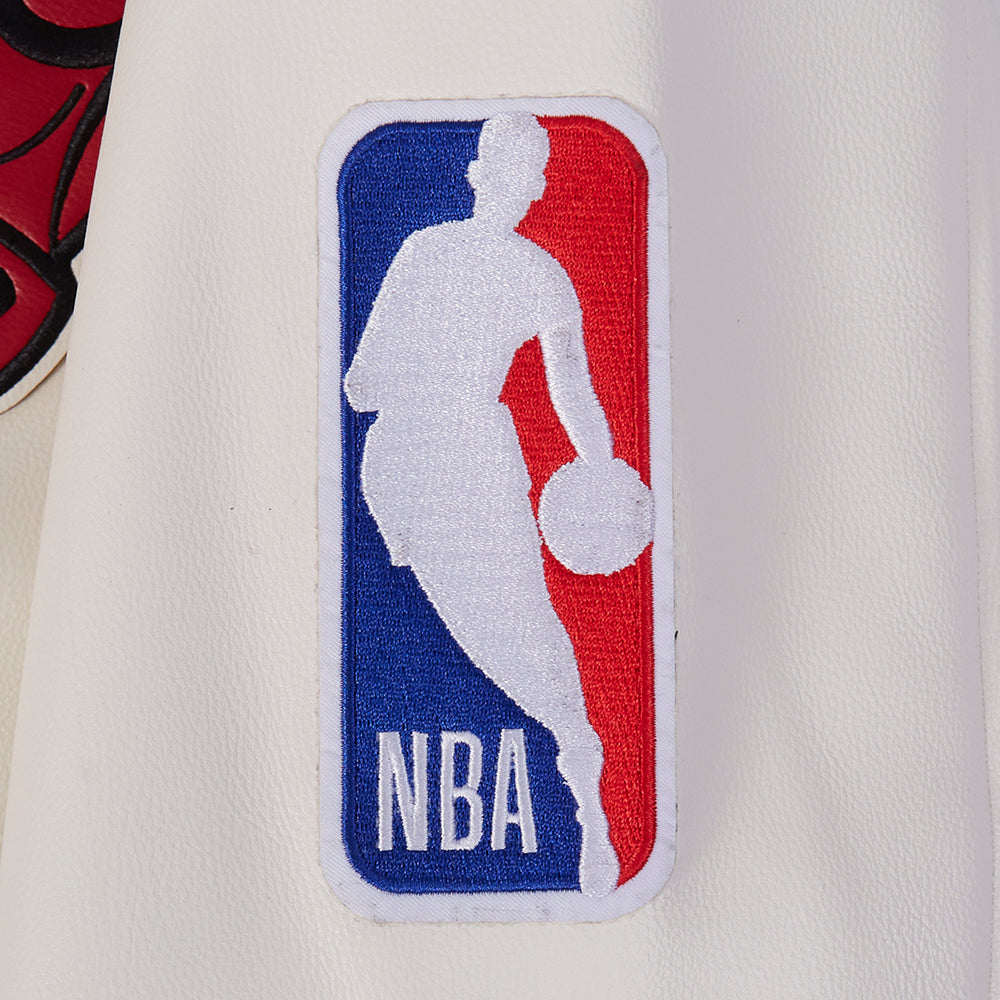Men's Chicago Bulls NBA Leather Varsity Jacket