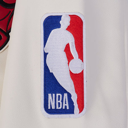 Men's Chicago Bulls NBA Leather Varsity Jacket