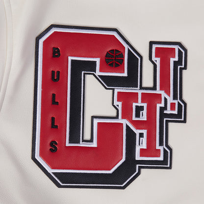 Men's Chicago Bulls NBA Leather Varsity Jacket