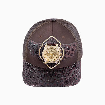 Breyer's Buck 50 Wool Trucker Hat With Leather Visor