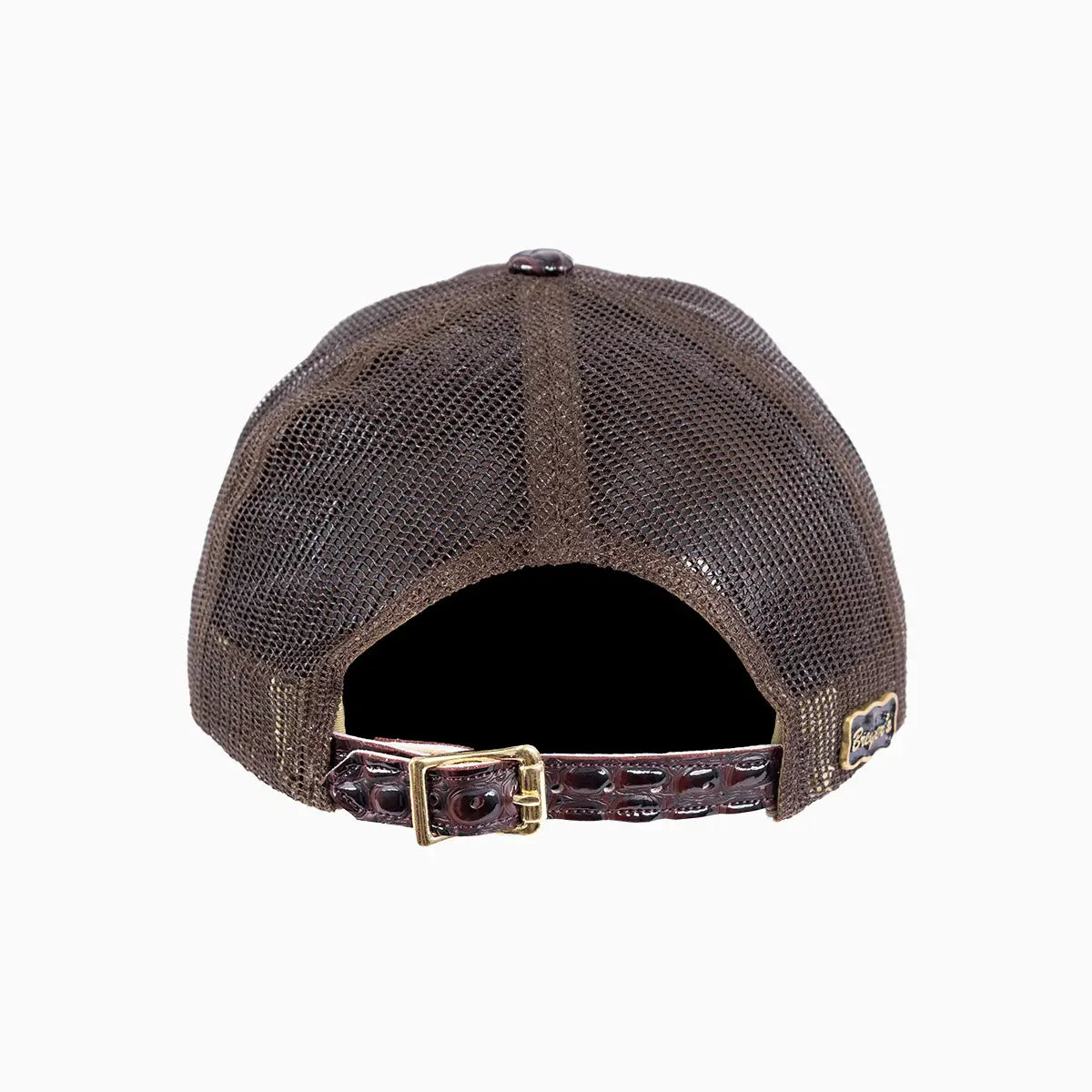 Breyer's Buck 50 Wool Trucker Hat With Leather Visor