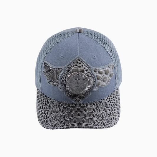 Breyer's Buck 50 Wool Trucker Hat With Leather Visor