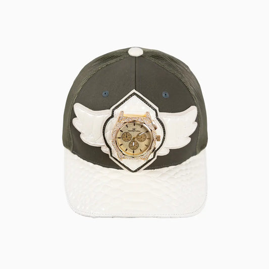 Breyer's Buck 50 Wool Trucker Hat With Leather Visor