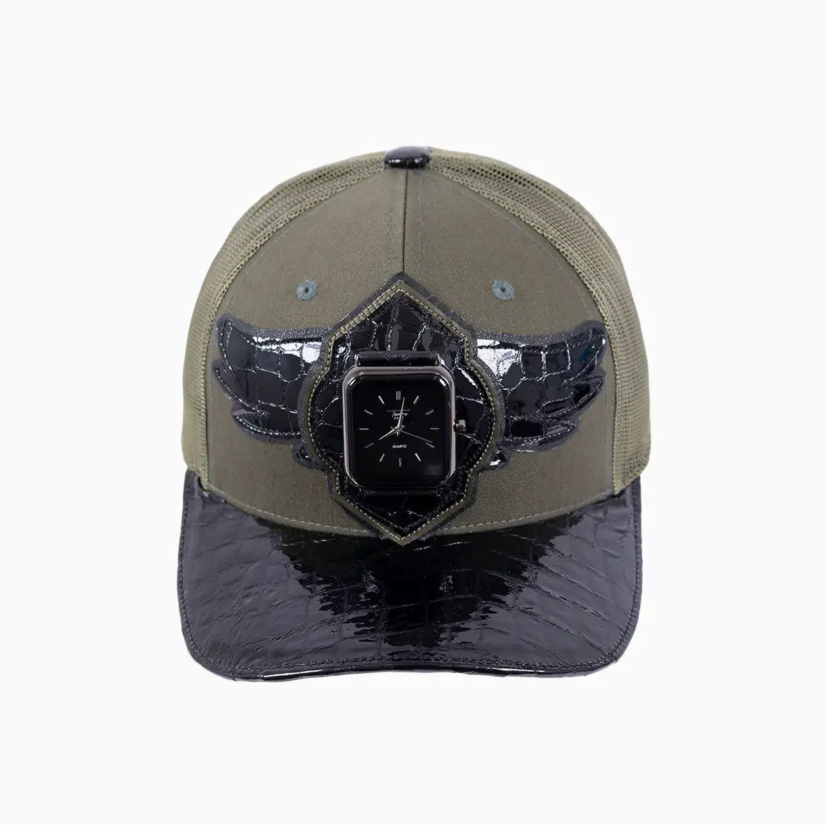 Breyer's Buck 50 Wool Trucker Hat With Leather Visor