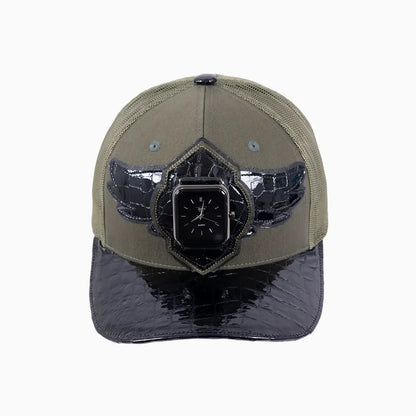 Breyer's Buck 50 Wool Trucker Hat With Leather Visor