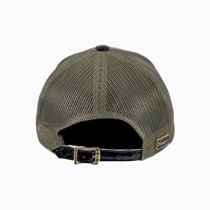 Breyer's Buck 50 Wool Trucker Hat With Leather Visor