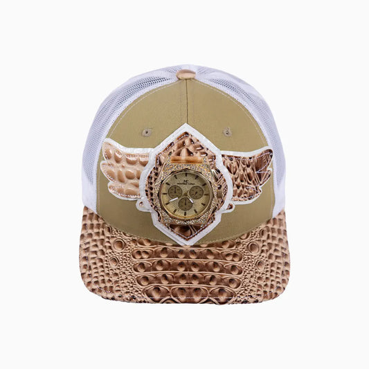 Breyer's Buck 50 Wool Trucker Hat With Leather Visor