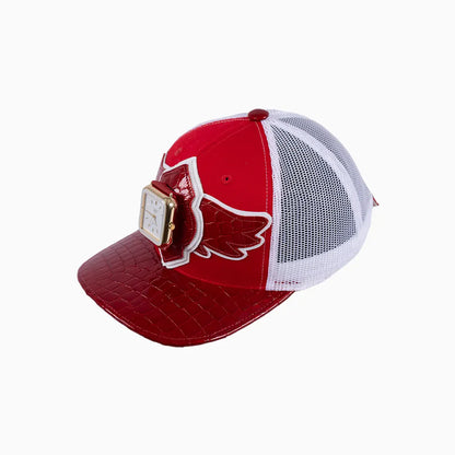 Breyer's Buck 50 Wool Trucker Hat With Leather Visor