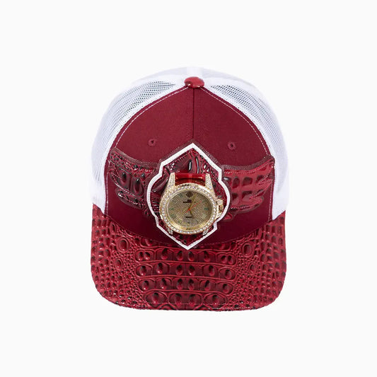 Breyer's Buck 50 Wool Trucker Hat With Leather Visor