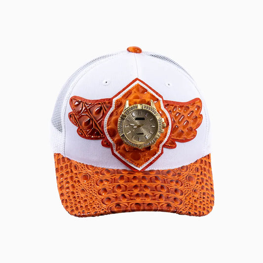 Breyer's Buck 50 Wool Trucker Hat With Leather Visor