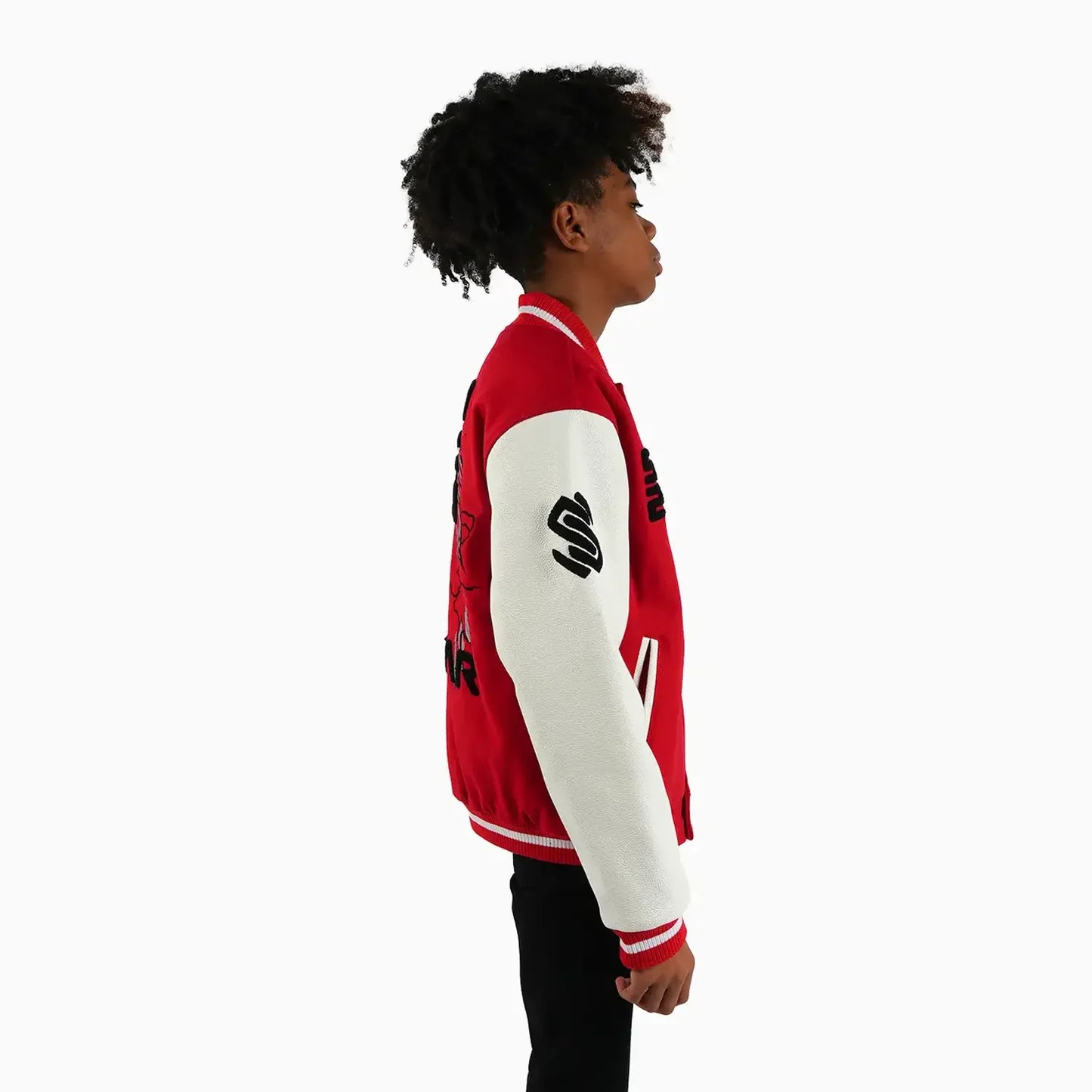 Kid's Wings Wool Varsity Jacket