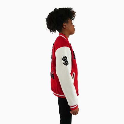 Kid's Wings Wool Varsity Jacket
