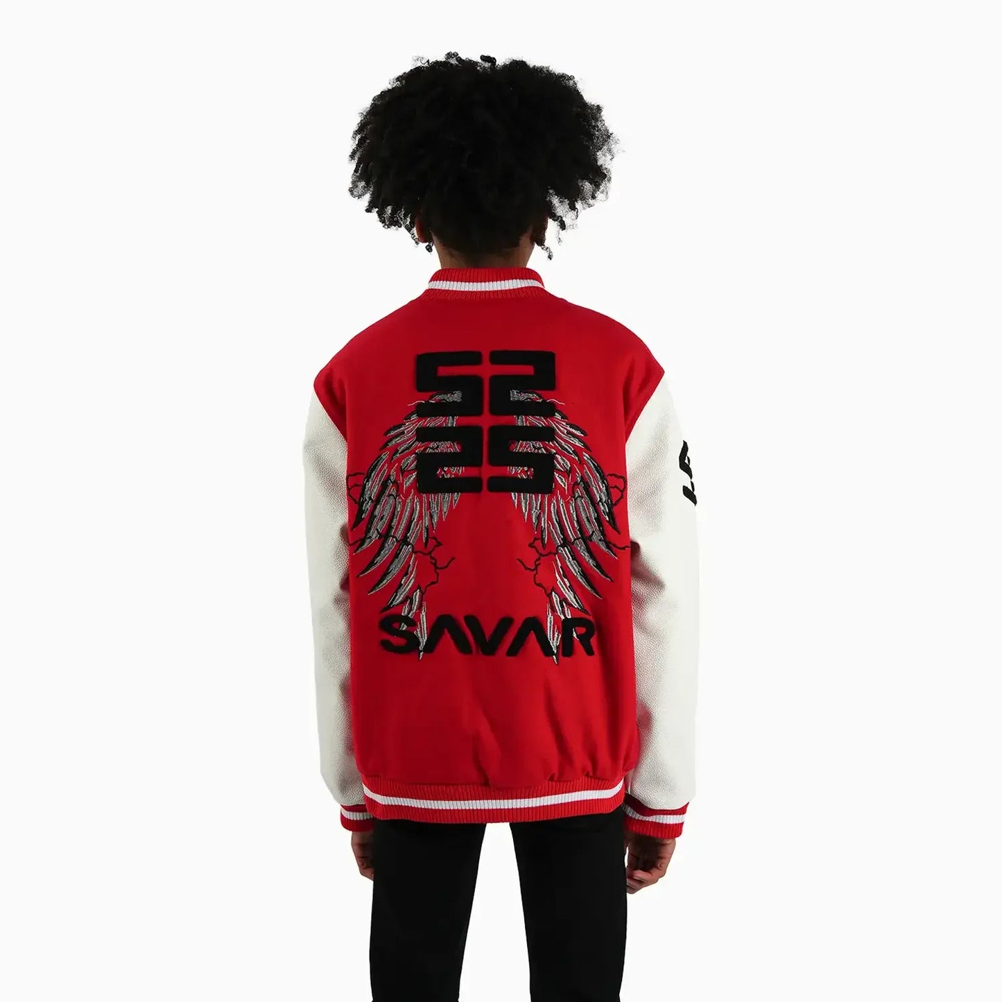 Kid's Wings Wool Varsity Jacket