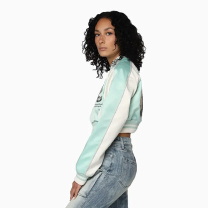 Women's Varsity Cropped Light Jacket