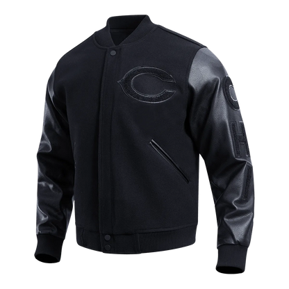 Men's Chicago Bears Triple Logo Varsity Jacket