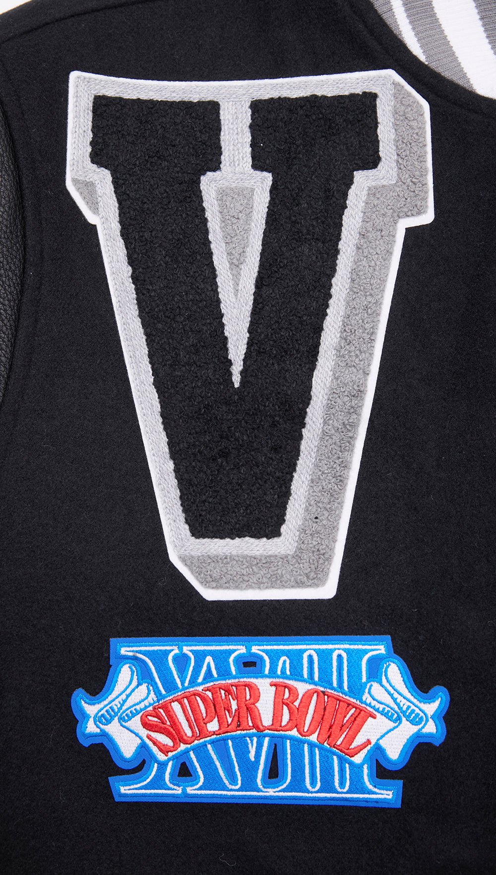 Men's Las Vegas Raiders NFL Rib Wool Varsity Jacket