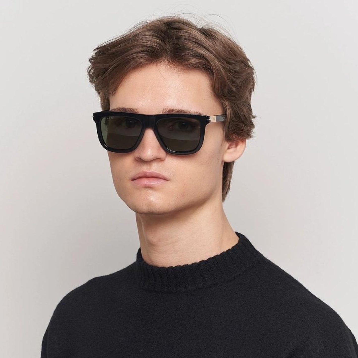 Men's Gucci Black Grey Sunglasses