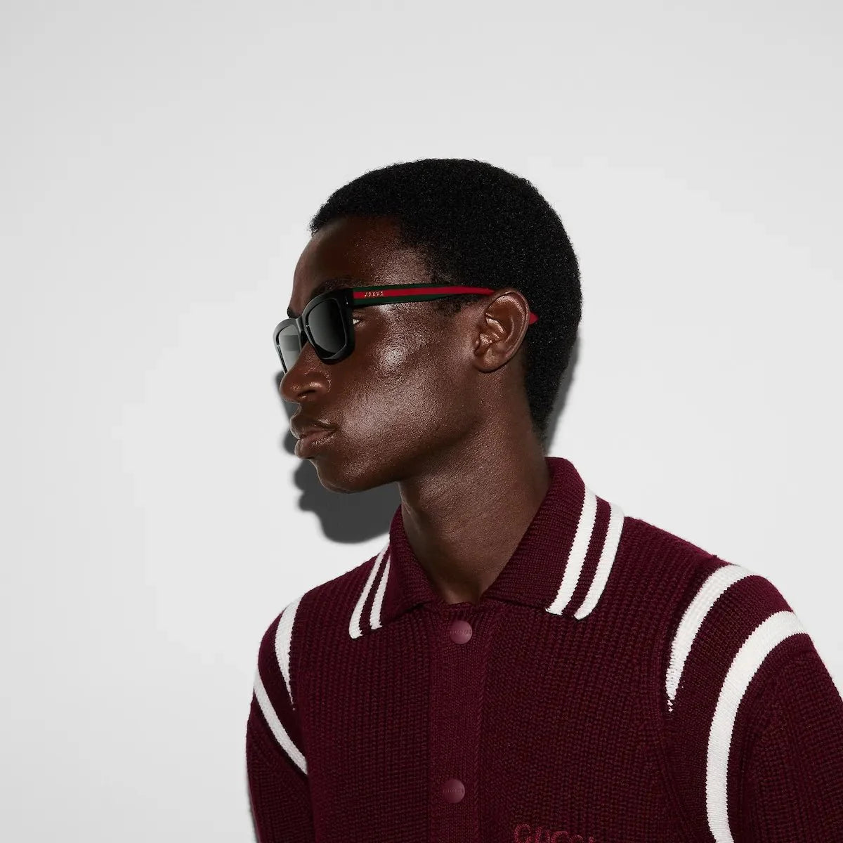 Men's Rectangular Frame Sunglasses