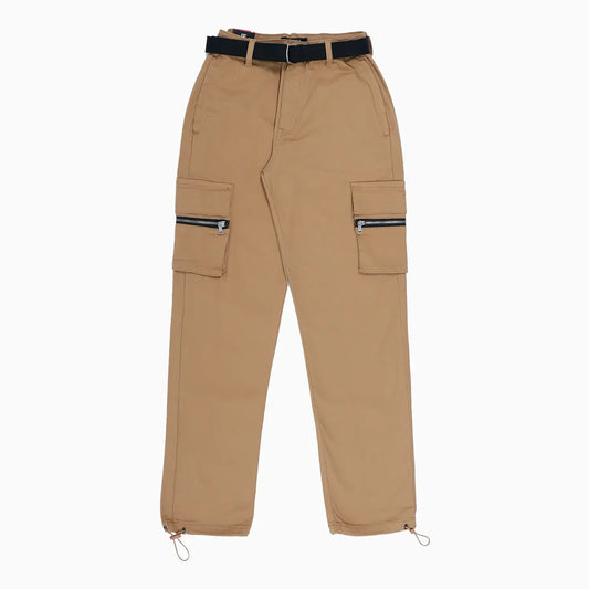 Women's Zipper Cargo Pocket Jogger Pant