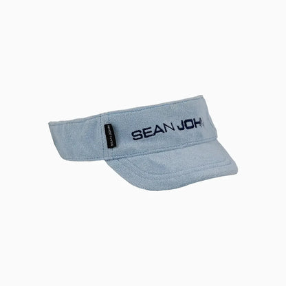 Bold Embroidered Logo Adjustable Sports Visor