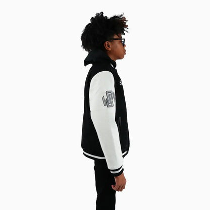 Kid's Faded Wool Varsity Jacket