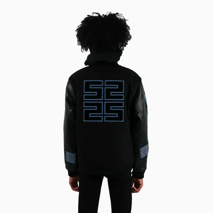 Kid's Reflective Wool Varsity Jacket
