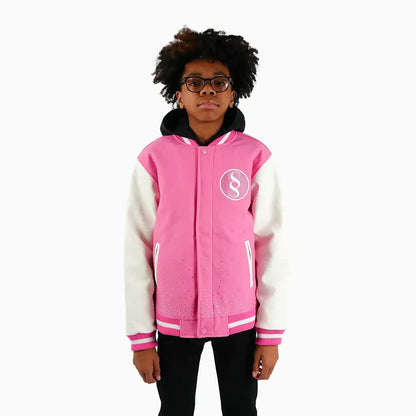 Kid's Imperial Crest Wool Varsity Jacket