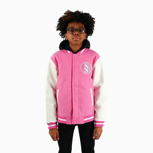 Kid's Imperial Crest Wool Varsity Jacket