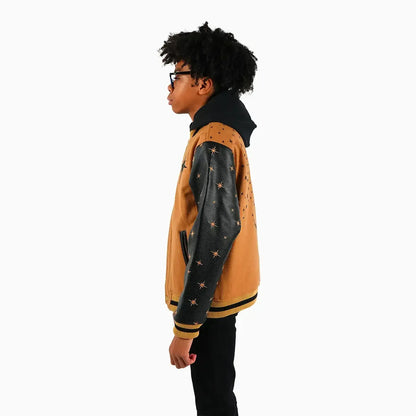 Kid's Faded Wool Varsity Jacket