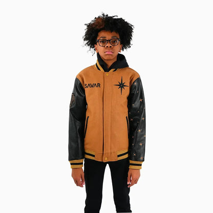 Kid's Faded Wool Varsity Jacket