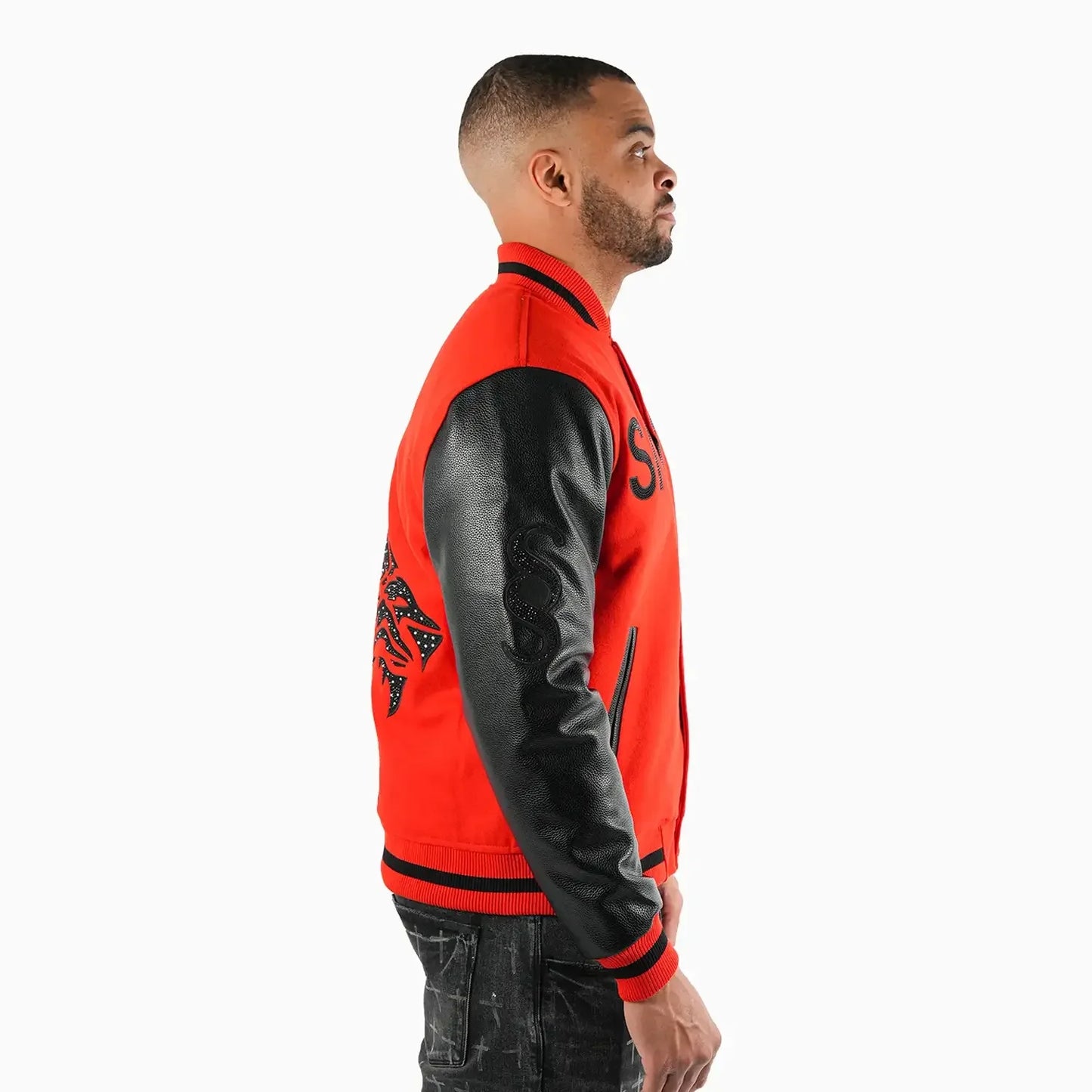 Men's Beast Wool Varsity Jacket