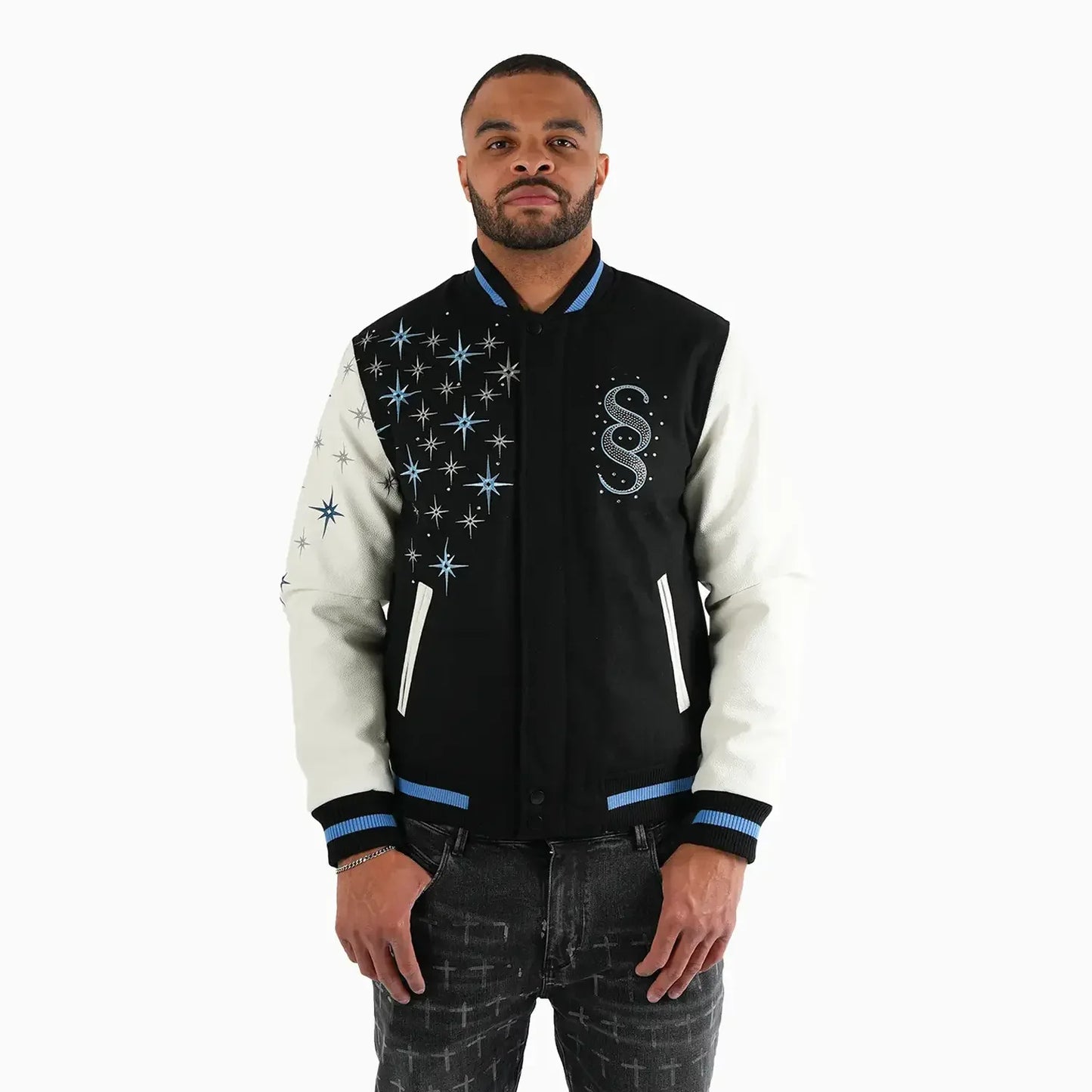 Men's Starlight Wool Varsity Jacket