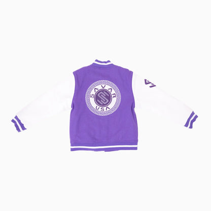 Women's Circle Wool Varsity Jacket