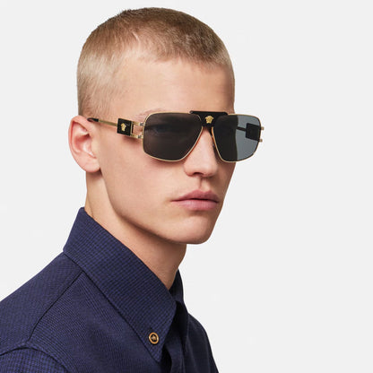 Men's Versace Special Project Aviator Sunglasses