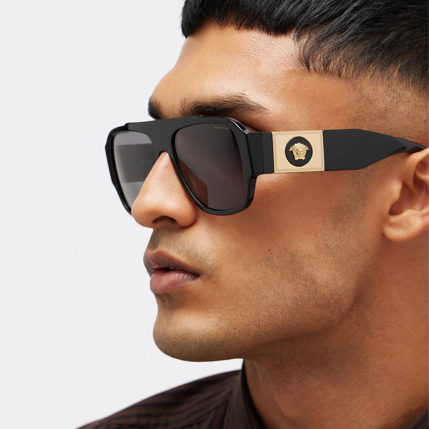 Men's Versace Macys Aviator Sunglasses