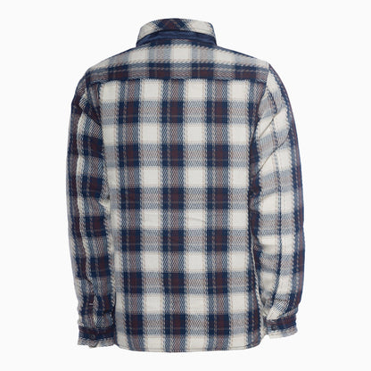 Men's Dash Yarn Dyed Plaid Shirt Jacket