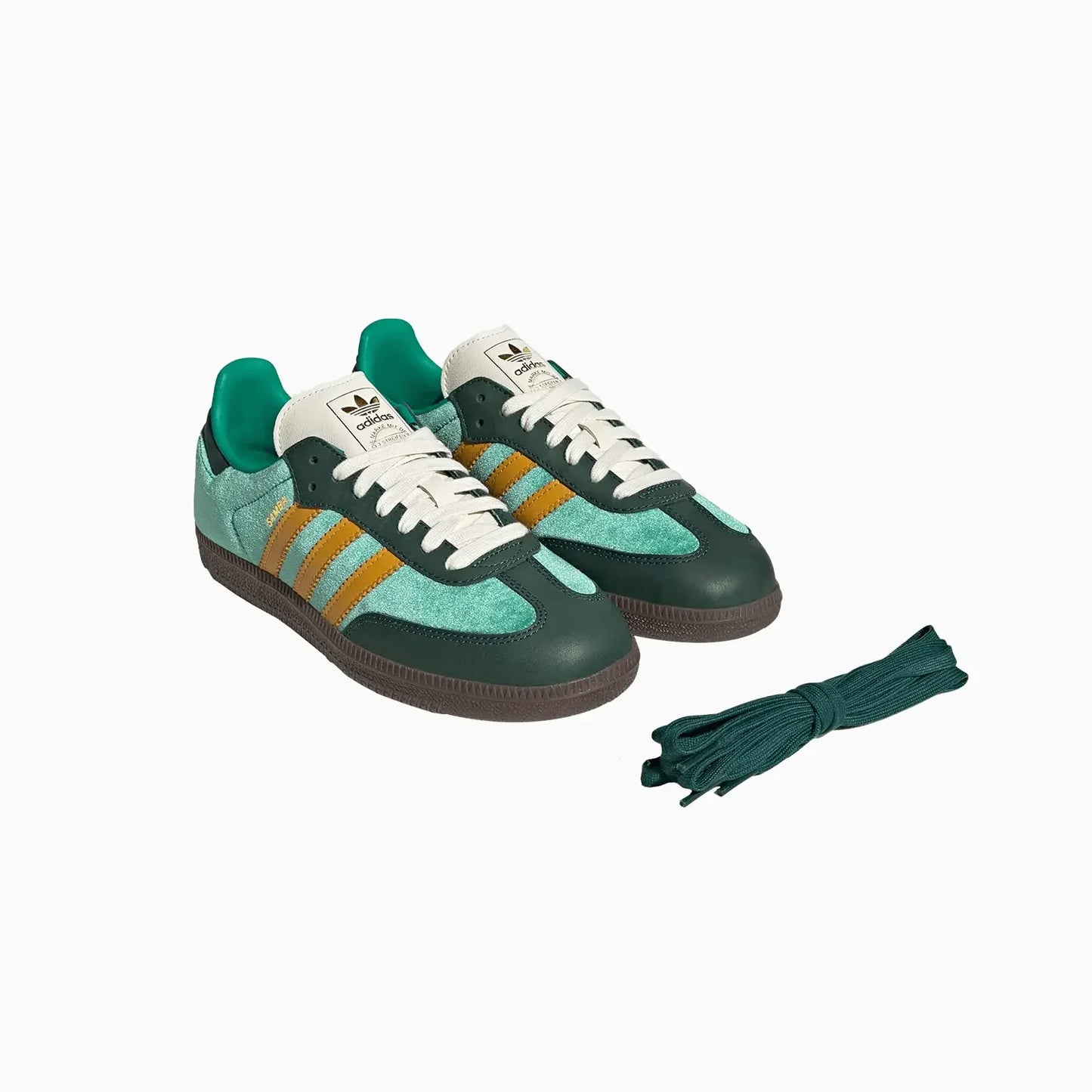 Women's Originals Samba OG "Green Preloved Yellow Velvet"