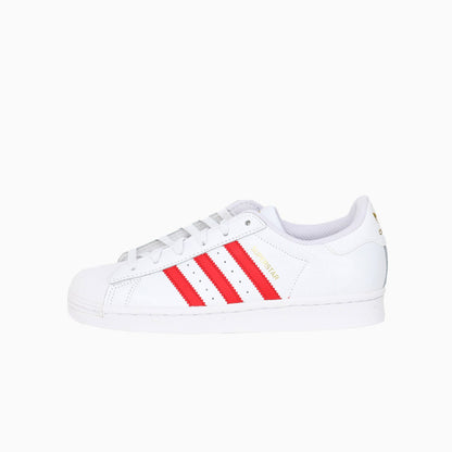 Women's Superstar "White Better Scarlet"