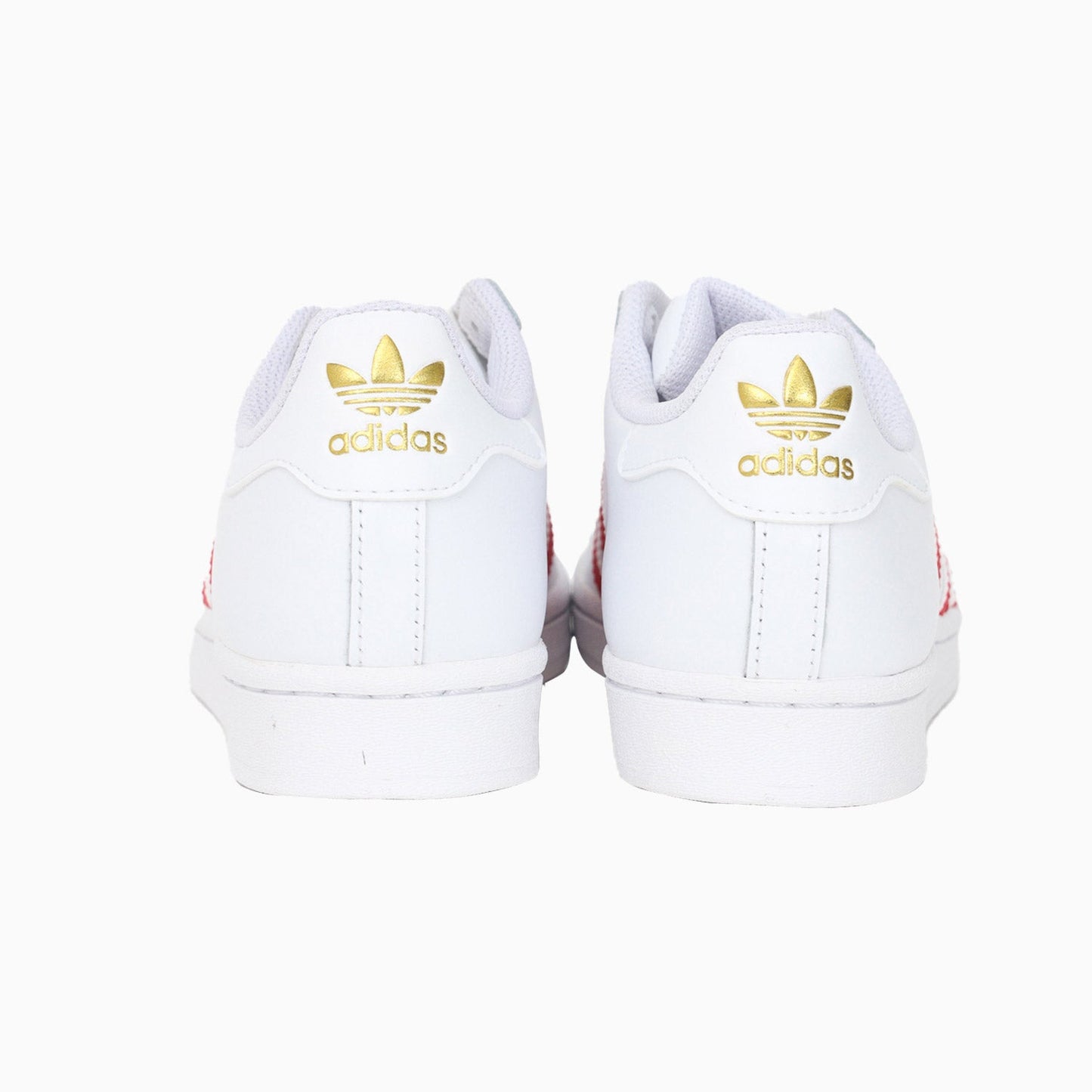 Women's Superstar "White Better Scarlet"