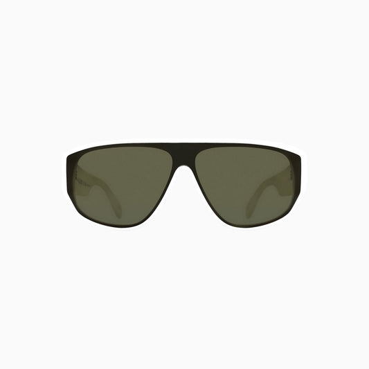 Men's White Green Sunglasses
