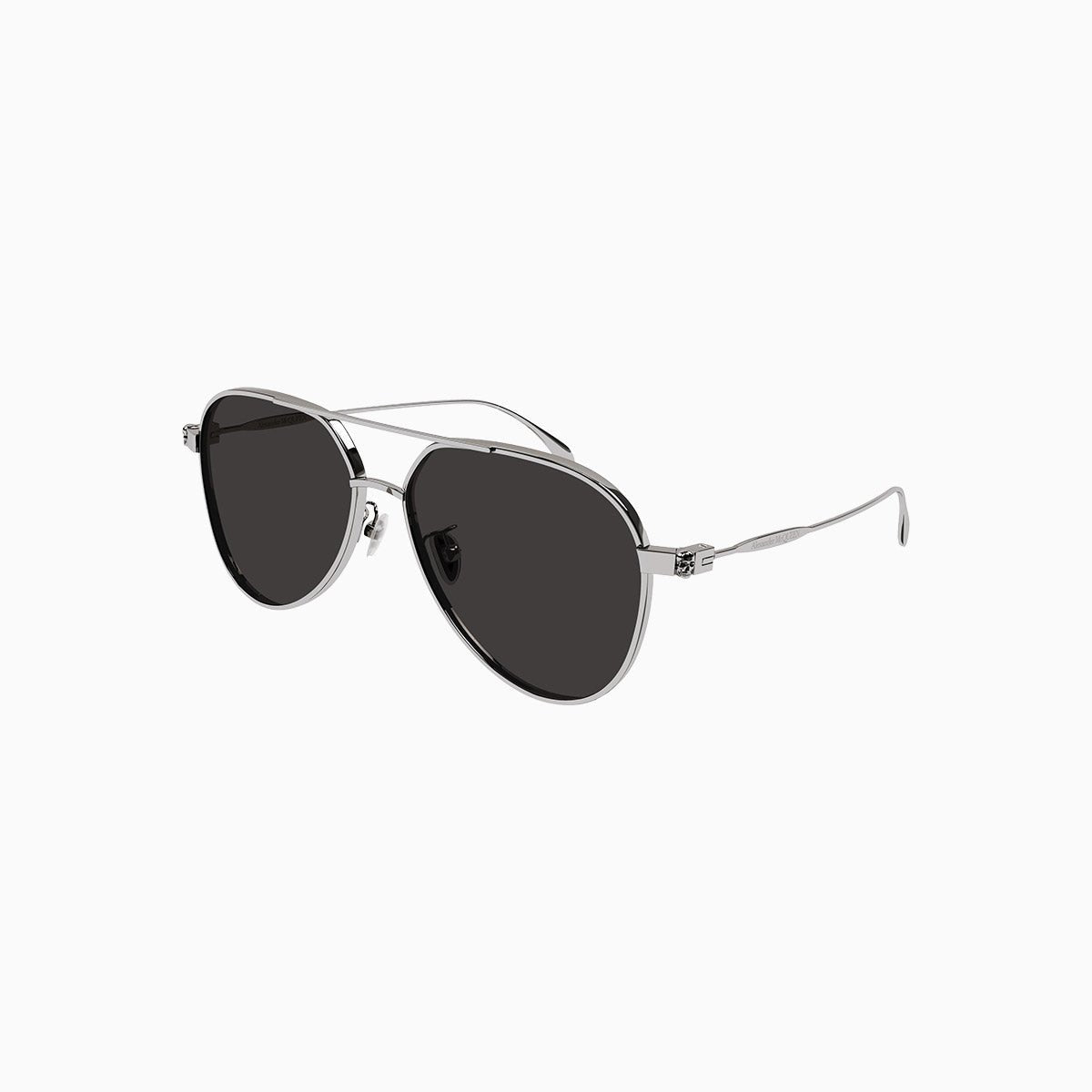 Alexander Mcqueen Ruthenium Grey Sunglasses