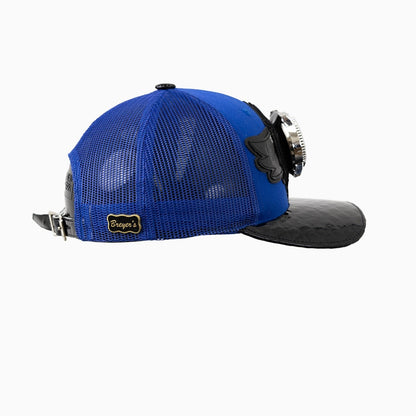 Breyer's Buck 50 Wool Trucker Hat With Leather Visor