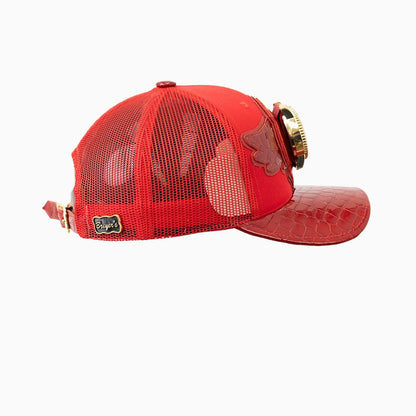 Breyer's Buck 50 Wool Trucker Hat With Leather Visor