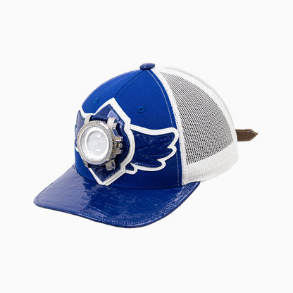 Breyer's Buck 50 Wool Trucker Hat With Leather Visor