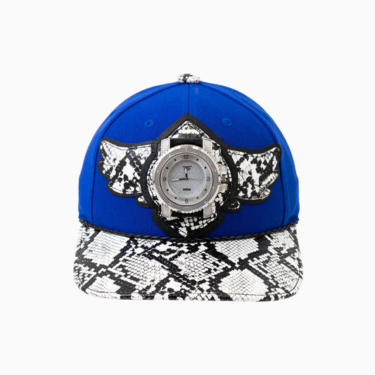 Breyer's Buck 50 Wool Watch Hat With Faux Snake Skin Visor