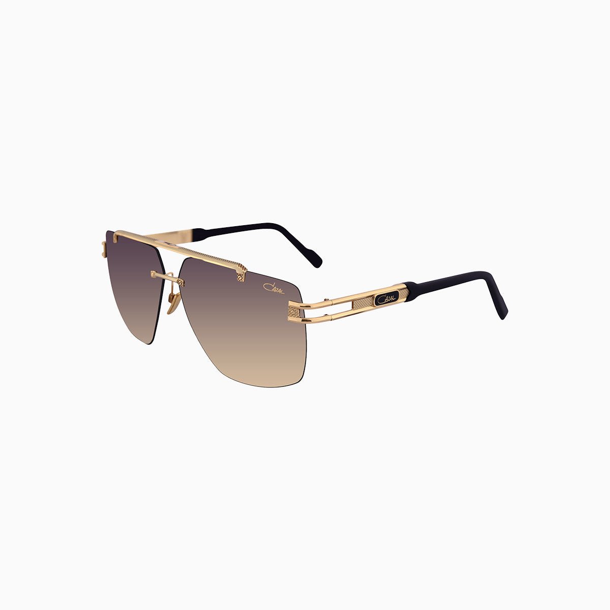 Cazal 9107 Black Gold Sunglasses