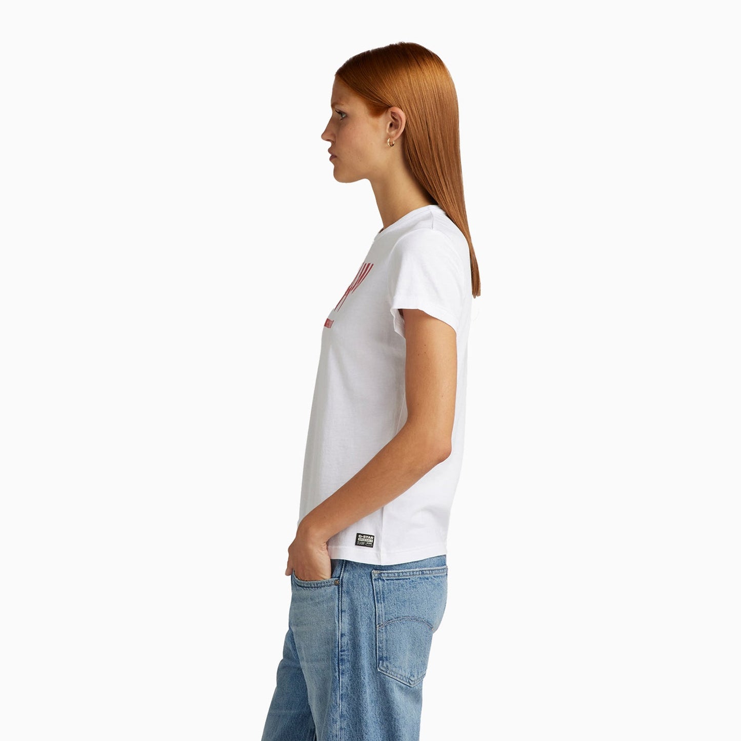 Women's Calligraphy Graphic Short Sleeve T-Shirt